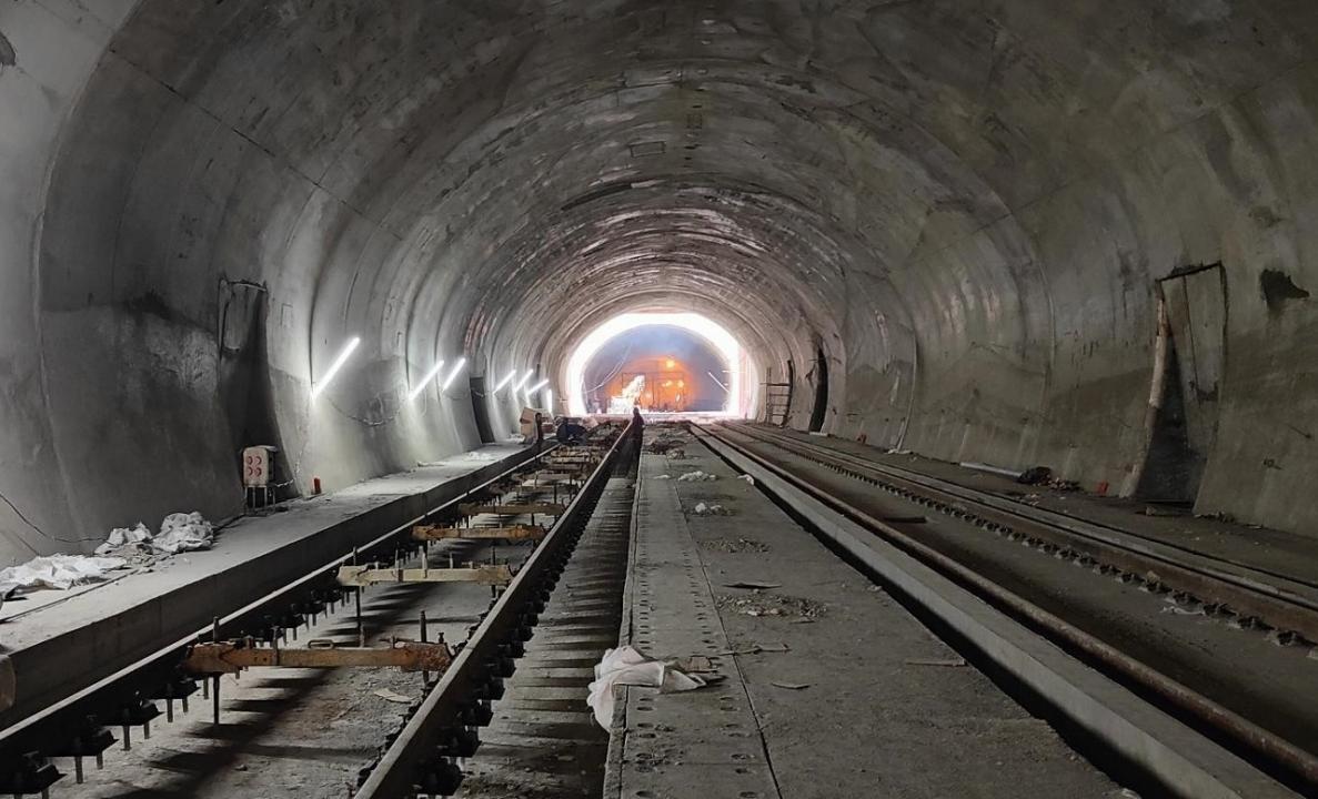 India’s longest under-construction rail tunnel nearing completion